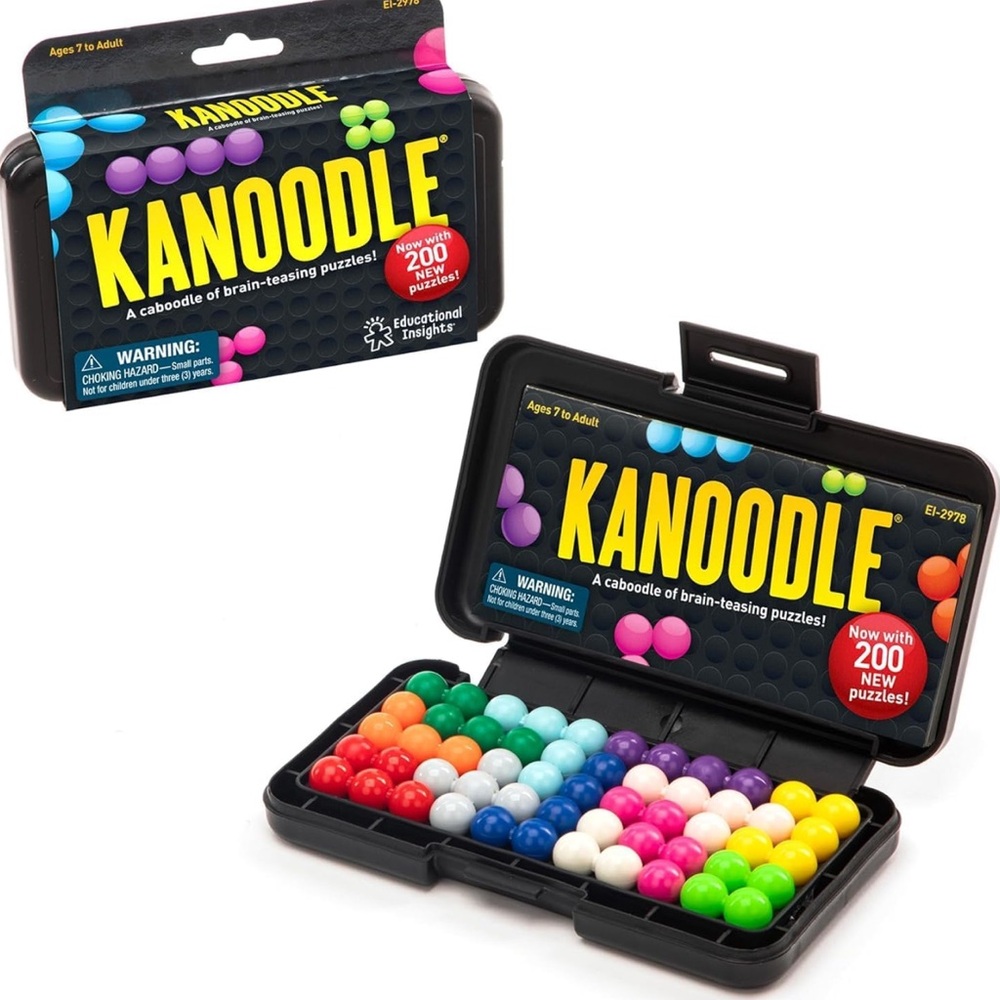 New Kanoodle 3D Brain Teaser Puzzle for Ages 7+ Brain Games for Kids and Adults